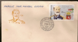 Brasil & FDC Marshal Manoel Osório, Conceição De Arrôio, Rio Grande Do Sul , São Paulo 1970 (930) - FDC