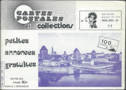 Magasine . Cartes Postales Et Collections Novembre 1980 Illustration Thèmes Divers 100 Pages - Französisch