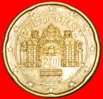 * SPANISH ROSE: AUSTRIA ★ 20 EURO CENTS 2009 NORDIC GOLD!  LOW START ★ NO RESERVE! - Austria