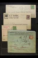 1912-36 COMMERCIAL COVERS COLLECTION A Most Interesting Collection Of Covers & Cards Bearing Advertising... - Non Classificati