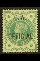 OFFICIALS OFFICE OF WORKS 1902 ½d Blue-green, SG O32, Mint, Expertised SCHLEGEL. For More Images, Please... - Altri & Non Classificati