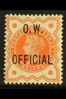 OFFICIAL OFFICE OF WORKS 1896 ½d Vermilion, SG O31, Fine Mint. For More Images, Please Visit... - Altri & Non Classificati