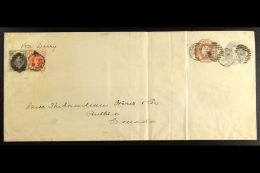 1896 TRANSATLANTIC MAIL TO CANADA 1896 (4 Jun) 10d Embossed Plus 2½d Large Postal Stationery Envelope To... - Altri & Non Classificati