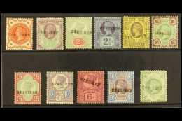 1887-92 Jubilee Complete Set To 9d And 1s Dull Green All With "SPECIMEN" Overprints (between SG Spec K27s-K40s, SG... - Altri & Non Classificati