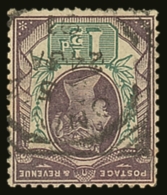 1887-92 1½d Dull Purple & Pale Green Jubilee With WATERMARK INVERTED Variety, SG.198Wi, Fine Used,... - Altri & Non Classificati