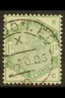 1883 1s Dull Green, SG 196, Very Fine Used, Well Centered With Good Colour & Full Perfs. Pretty, Fully Dated... - Altri & Non Classificati