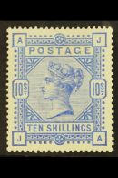 1882 10s Ultramarine, SG 183, Superb Mint Og. Lovely Well Centerd Stamp. For More Images, Please Visit... - Altri & Non Classificati