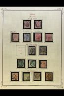 1873-80 LARGE COLOURED LETTERS - EVERYTHING A Complete Used Run (one Stamp For Each SG Number) Comprising All The... - Altri & Non Classificati