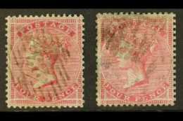 1855-57 4d Carmines, SG 62 & SG 63, Good Used. Cat £975. (2 Stamps) For More Images, Please Visit... - Andere & Zonder Classificatie