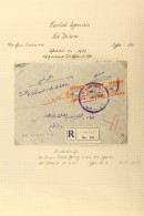 SMALLER PROVINCE POSTAL AGENCIES 1954-60 Collection Of Mainly Registered Covers Written Up On Pages, Displaying... - Sudan (...-1951)