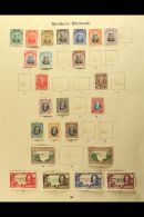1924-1935 FINE MINT All Different Collection On A "New Imperial" Page. With 1924-29 "Admiral" Range To 2s; 1931-37... - Zuid-Rhodesië (...-1964)