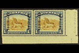 OFFICIAL 1929-31 1s Brown & Deep Blue, SG O10, Never Hinged Mint, Corner Marginal Example. For More Images,... - Unclassified