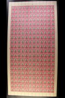 1933-48 1d Ship, Issue 16 In COMPLETE SHEET OF 240 (120 Pairs) With Union Handbook Varieties V1/7, Arrow Blocks... - Zonder Classificatie