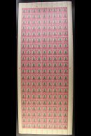 1933-48 1d Ship, Issue 20 In COMPLETE SHEET OF 180 (90 Pairs) With Union Handbook Varieties V1, 28/34, Watermark... - Zonder Classificatie