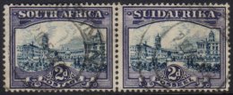 1930-45 2d Blue And Violet SG 44e, Fine Cds Used Horizontal Pair.  For More Images, Please Visit... - Non Classificati