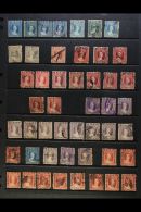 NATAL 1861-1895 CHALON HOARD. A Chiefly Used Range On A Pair Of Stock Pages With 1859-1865 Range (x30+) To 6d's, ... - Non Classificati