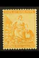CAPE OF GOOD HOPE 1884-90 5s Orange, SG 54, Very Fine Mint For More Images, Please Visit... - Unclassified