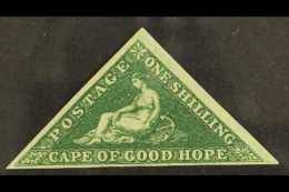 CAPE OF GOOD HOPE 1855-63 1s Deep Dark Green, SG 8b, 3 Clear Margins, Very Fine Mint With OG. Lovely For More... - Zonder Classificatie