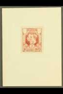 1918 IMPERF PROOF ESSAY For The 'King Petar And Prince Alexander' Design (as SG 194/26 But The Stamp Design Is... - Servië