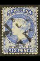 1864 6d Ultramarine, SG 16a, Very Fine Used. For More Images, Please Visit... - Sint-Helena