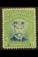 1919 5s Blue And Pale Yellow Green, Die III, Perf 14, SG 276, Very Fine Mint. For More Images, Please Visit... - Andere & Zonder Classificatie