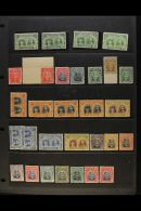 1910-24 MINT SELECTION Presented On A Pair Of Stock Pages. Includes A "Double Heads" Perf 14 Range With Shades To... - Altri & Non Classificati