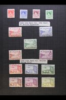 1917-1985 MINT AND NEVER HINGED MINT COLLECTION Includes Papua 1917 Surcharge Set Mint, 1938 And 1939 Air Sets... - Papoea-Nieuw-Guinea