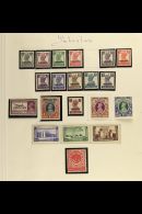 1947-55 Collection On Pages, Incl. 1947 To 5r Mint, And To 25r Used, 1948-57 To 2r Mint, 1954 Anniversary Set... - Pakistan