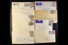 1940's - 1950's COVERS. A Group Of Covers From A Wide Range Of Different Post Offices Chiefly To London But Also... - Nigeria (...-1960)