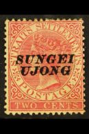 NEGRI SEMBILAN 1885 2c Pale Rose Overprinted "Sungei Ujong", Type 23, SG 38, Very Fine Mint. For More Images,... - Andere & Zonder Classificatie