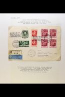 1930 FIRST FLIGHT COVER (5th July) Cover From Triesenberg To Illinois, USA Carried By Air From Basel To Cherbourg,... - Other & Unclassified