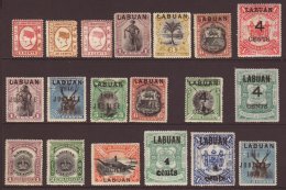 1885 TO 1904 MINT RANGES On A Stockcard. Includes 1896 Jubilee 1c, 2c (2), 5c & 6c SG 83-87, 1899 4c On 5c SG... - Borneo Del Nord (...-1963)