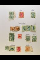 1900's-1940's POSTMARKS. An Interesting Collection Of Very Fine Used Stamps Selected For Nice Postmarks (some On... - Giamaica (...-1961)