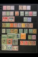 1870-1952 MINT COLLECTION On Stock Pages, ALL DIFFERENT, Inc 1870-83 ½d, 2s & 5s, 1883-97 1s, 2s &... - Giamaica (...-1961)