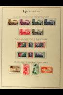 DODECANESE ISLANDS (EGEO) 1930-40 COMPLETE FINE MINT AIR POST STAMPS COLLECTION On Printed Album Pages With Map... - Andere & Zonder Classificatie