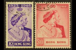 1948 Royal Silver Wedding Complete Set, SG 171/172, Very Fine Used. (2 Stamps) For More Images, Please Visit... - Andere & Zonder Classificatie