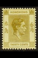 1938 30c Yellow Olive Geo VI, SG 151, Superb Never Hinged Mint. For More Images, Please Visit... - Other & Unclassified
