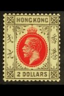 1912 $2 Carmine-red And Grey-black Geo V, SG 113, Very Fine And Fresh Mint. For More Images, Please Visit... - Andere & Zonder Classificatie