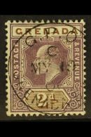 1904 2d Purple And Brown, Wmk MCA, SG 69, Very Fine And Fresh Used. Elusive Stamp. For More Images, Please Visit... - Grenada (...-1974)