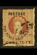 1881 2½d Claret, Wmk "Broad Pointed Star", SG 25, Fine Used. For More Images, Please Visit... - Grenada (...-1974)