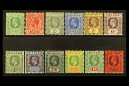 1913-21 (wmk Mult Crown CA) Definitives Complete Set, SG 71/84, Very Fine Mint. (12 Stamps) For More Images,... - Gold Coast (...-1957)