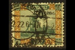 1921 50c On 1.25m Surcharge PLATE FLAW, Michel 78 A IV, Fine Cds Used, Identified & Expertized Hoffmann BPP.... - Andere & Zonder Classificatie