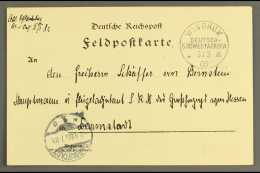 SOUTH WEST AFRICA 1905 (3 Mar) Prtd Feldpost Card To Germany Showing Fine "WINDHUK A" Cds Postmark, With Darmstadt... - Andere & Zonder Classificatie