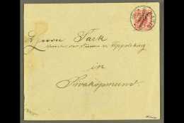 SOUTH WEST AFRICA 1900 (17 May) Cover To Swakopmund Bearing 10pf Diagonal Overprint Tied By Fine "HASIS" Cds... - Andere & Zonder Classificatie