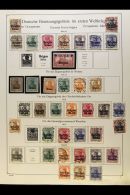 GERMAN AREAS 1914-1959 Mint (some Never Hinged) & Used Mostly All Different Collection On Pages, Inc WWI... - Andere & Zonder Classificatie