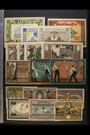 BANKNOTES 1910's To Early 1920's All Different Collection Of Banknotes & Local 'notgeld' Issues, Many With... - Andere & Zonder Classificatie