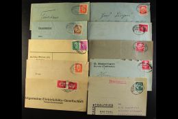 1930's RAILWAY TRAVELLING POST OFFICES POSTMARKS. An Interesting Holding Of Part Covers & Cover Fronts Bearing... - Altri & Non Classificati