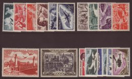 1946-1964 AIRS Never Hinged Mint All Different Range. Includes 1949 Pictorials Set, 1950 1000f View Of Paris,... - Other & Unclassified