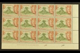 1951 6c Olive & Chestnut "A" OF "CA" MISSING FROM WATERMARK Variety (SG 126b, MP 22b) Within Superb Never... - Dominica (...-1978)