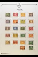 EXCISE TAX STAMPS 1915-1934 MOSTLY USED COLLECTION On Pages, Inc 1915-23 Set To $100 (x2), 1915 Surcharges Inc 3/8... - Other & Unclassified